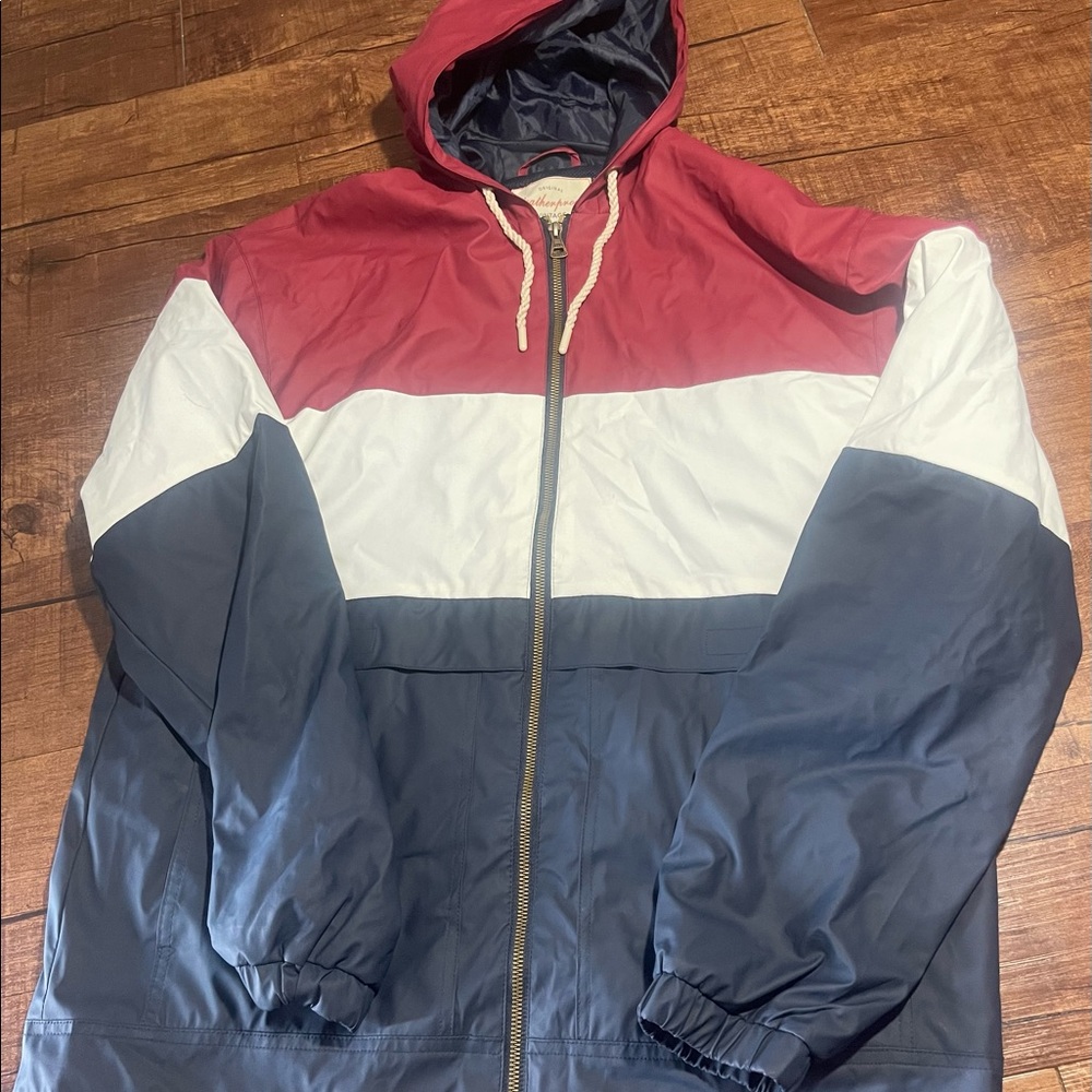 Weatherproof vintage rain jacket